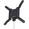 Amazon Basics Supporto a parete per TV piatte, si adatta a da 12 a 40 pollici e VESA 200 x 200, 30.5 - 101.6 cm, Nero