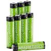 Amazon Basics confezione da 8 batterie AAA NiMH Performance ricaricabili, 800 mAh, 1,2 V, ricaricabili fino a 1000 volte, precaricate
