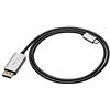 Amazon Basics - Cavo Unidirezionale in Alluminio da USB-C (Sorgente) a DisplayPort (Display), 0,9m