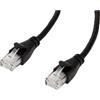 Amazon Basics Cavo patch Ethernet CAT6, con connettori RJ45, LAN, Gigabit, ideale per reti domestiche e aziendali, 0.91 m (confezione da 1), Nero