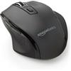 Amazon Basics Mouse wireless ergonomico - DPI regolabile - Nero
