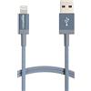 Amazon Basics Cavo di ricarica USB-A a Lightning, certificato MFi, in nylon intrecciato, per iPhone, grigio scuro, 1.8 m