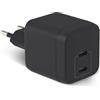 Amazon Basics Caricabatterie da Parete Nano GaN USB-C con Ricarica Rapida, 35W a 2 Porte per Tablet e Smartphone, Nero