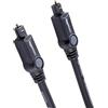 Amazon Basics Cavo audio Optical digitale Toslink, 3 m, Nero