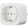 Amazon Basics Presa intelligente Wi-Fi smart plug, singola per interni (presa europea), compatibile solo con Alexa, bianco, 1 pezzo