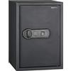 Amazon Basics cassaforte con apertura biometrica con impronta digitale - 50 l, Acciaio al carbonio, Serratura a combinazione elettronica, Nero