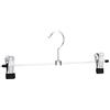 Amazon Basics Grucce in metallo con pinze, per gonne e pantaloni, confezione da 20, Cromo