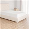 Amazon Basics Lenzuolo con angoli Singolo, 90 x 190 x 30 cm, in 100% Microfibra con altezza da 30cm, Bianco