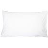 Amazon Basics Federe per cuscino in 100% cotone, con cerniera, 50 x 80 cm, confezione da 4, bianco