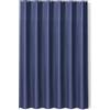 Amazon Basics Tenda da doccia in poliestere, dallo stile moderno, ad asciugatura rapida, 183 x 183 cm, blu navy
