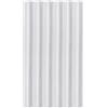 Amazon Basics Tenda da doccia in poliestere, dallo stile moderno, ad asciugatura rapida, 183 x 183 cm, Bianco