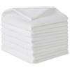 Amazon Basics Strofinacci da Cucina in Cotone Bio a Nido d'Ape, Ultra Assorbenti, ad Asciugatura Rapida, Privi di Pelucchi, 30,5cm x 30,5cm, Confezione da 6, Bianchi