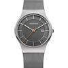 BERING Uomo Analogico Quarzo Classic Orologio con Cinturino in Acciaio Inossidabile Cinturino e Vetro Zaffiro