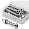 MINHER (10 Set) M8 x 40mm Kit di Viti Bulloni a Brugola e Dadi in Acciaio Inox 304,Vite a testa Bottone cilindrica con esagono incassato