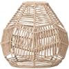Yearninglife 1 paralume in rattan intrecciato per lampada da tavolo, lampada da terra, lampada a sospensione in rattan intrecciato, per hotel, ristorante, soggiorno