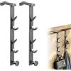 JUDACAIFU Ganci Appendiabiti Attaccapanni Da Porta,Ganci Verticali Da Appendere Alle Porte, Con Larghezza Regolabile (1,2-6,2 Cm), Che Non Richiedono Forature; Adatti Per Indumenti, Borse e Asciugamani(2 Pezzi)