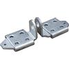 IBFM Lucchetto con occhiello 2212 regolabile, 45 x 53 x 47 mm, acciaio zincato