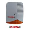ELKRON HPA700M COD. 80HP9A00211 Sirena metallica per esterno. Pressione acustica 110 dB a 1m. Flash di segnalazione. Batteria inseribile 12V@2,2A. Certificazione EN50131-4 grado 3