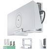 HanCenDa Supporto da parete per router e alimentatore Starlink Gen 3 LM-3C | Tutto in uno, adatto per router standard V3 Mesh, kit di montaggio incluso