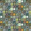 Cerames Piastrelle Mosaico Messicane Verdicino - 120 ceramiche mattonelle messicane decorative per bagno, doccia, scale, parete posteriore della cucina | Tessere mosaico ceramica 5x5 cm