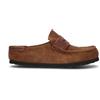 BIRKENSTOCK NAPLES WRAPPED DOUBLE STITCH Sabot donna dark tea in suede
