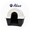 Generico Akus Cuccia per Cani Taglia Small - Resistente, Comoda e Facile da Pulire | Resistente al Freddo e Caldo, Facile da Montare, Facile da Lavare, Uso Interno ed Esterno, Fondo Rialzato
