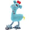 generic Bel peluche di cervo suono cigolante cane da masticare morso denti pulizia gioco giocattolo blu durevole e utileDurabilità