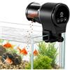 Thryvix Distributore Automatico Cibo Pesci, Mangiatoia Automatica per Acquario 100 ml, Contenitore Anti-Umidità per Acquario e Vasca, Vacanze Weekend Pesci Rossi e Tartarughe