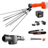 STOCKER - Kit Abbacchiatore Magma E-35 21V con Manico Telescopico 190-310 cm, Batteria Fast Charge 4,0Ah, Caricabatterie e Cinghia a Tracolla - Raccolta Olive, Noci e Nocciole in altezza