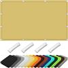 GUOLIXIA Telone in Tessuto Impermeabile 240 x 280 cm Anti UV 98% Parasole Rettangolare Vela Ombreggiante con Occhielli Tenda a Vela per Terrazza Giardino e Balcone, Giallo sabbia