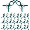 Alasum 50 Pezzi Clip per Piante da Giardino Flessibile in Plastica Verde | Facili da Agganciare e Rimuovere, per Steli e Molte Varietà, Aiutano a Mantenere Crescita Verticale