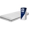 Irisette Smart 2 in 1 Duo materasso schiuma fredda 7 zone, Stiftung Warentest 1,9 (02/2024), H3/H4, 100x200 cm, Oeko-Tex