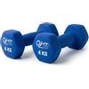 G5 HT SPORT Manubri in Neoprene da Palestra E Home Gym Antiscivolo da 0.5 a 6 kg Coppia O Singolo (2 x 4 kg)