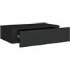Generico Scaffale con Cassetti da Parete Nero 40x23,5x10 cm in MDF,Mobili,Scaffalature,Scaffali e mensole per pareti,Nero,4.15 kg,330243
