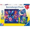 Ravensburger Kinderpuzzle 3x49 Teile - Monsterchen