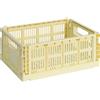 Hay - Cestino Colour Crate - Giallo - Polipropilene riciclato - Designer Hay Studio