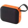 L'Arcolaio Speaker Bluetooth Rettangolare FM Nero/Arancio 10,1x8,2x4,6 cm