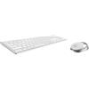 Rapoo 9850M Tastatur Maus enthalten RF Wireless + Bluetooth QWERTZ Deutsch Weiß (00215385)