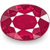 LMDPRAJAPATIS Pietra ovale sfusa di rubino naturale da 3,5 ct, purezza VS1, colore rosso, gemma rubino