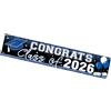 CAZSTYK laurea 2026 grandi dimensioni, Blue and white