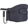 Inglesina Fast, Seggiolino da Tavolo Pieghevole, Blu (Ocean Navy), Facile da Trasportare, Lavabile, Installazione Sicura, Fino a 15 kg, 35 x 27 42 cm