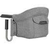 Inglesina Fast, Seggiolino da Tavolo Pieghevole, Grigio Chiaro (Stone Grey), Facile da Trasportare, Lavabile, Installazione Sicura, Fino a 15 kg, 35 x 27 42 cm