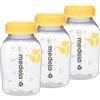 Medela Bottiglie per la conservazione del latte materno, Prive di BPA, Confezione da 3x 150 ml