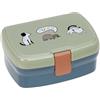 LÄSSIG Scatola per il pranzo per bambini Scatola per la colazione Scatola per il pane con divisorio rimovibile/Lunchbox Happy Prints