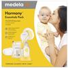 Medela Harmony Essentials Pack - Set con tiralatte manuale Harmony, coppa per il seno PersonalFit Flex, sacchetti per il latte materno e coppette assorbilatte - Ideale per l'uso fuori casa