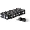 Amazon Basics Sacchetti igienici per cani con dispenser e clip per guinzaglio, inodori, 600 pezzi (40 confezioni da 15 sacchetti)