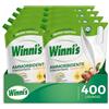 Winni's Ammorbidente Lavatrice, Patchouli e Argan, 400 Lavaggi, 1250 ml x 8