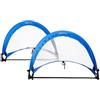 Amazon Basics porte da calcio automontanti con custodia per trasporto, 0.76 m, Set di 2, Blu