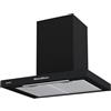 CATA Sygma 7010 BK - Campana decorativa a parete con 4 livelli di estrazione, 3+1 Turbo Pannello di controllo elettronico Livello sonoro 50 db Motore BT3 Extra Silenzioso Illuminazione a LED Larghezza