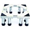 Lshtshf-ddzz Supporto for lavatrice regolabile carichi pesanti con assorbimento degli | Urti e riduzione del rumore for il frigorifero dell'asciugatrice(8legs,24-27cm)